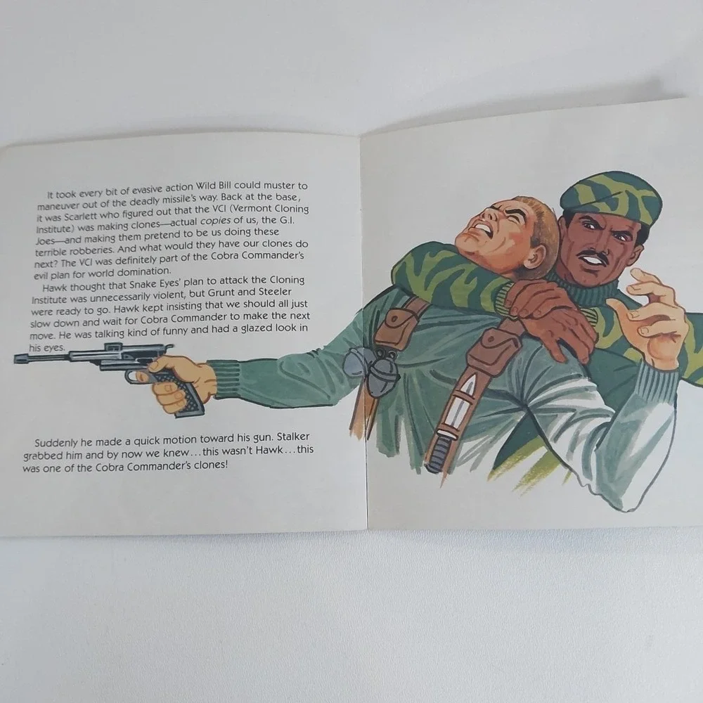 GI Joe Challenge Of‎ The Clones Book Only 1984 Kids Stuff DBR
